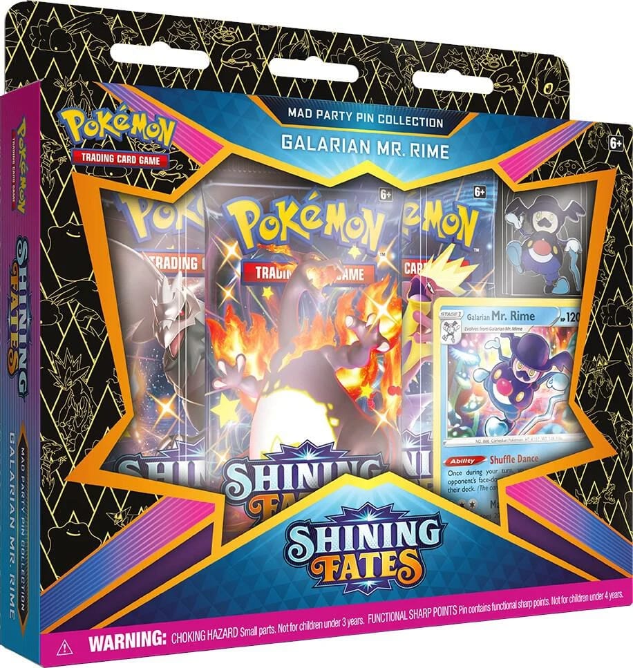 Shining Fates Mad Party Pin Collection [Galarian Mr. Rime]