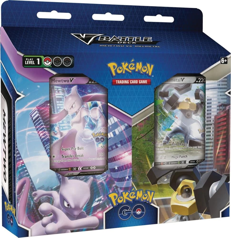 Pokemon GO V Battle Deck Bundle [Mewtwo V/Melmetal V]