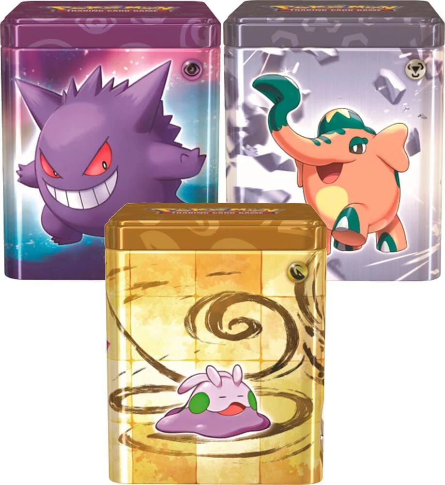 Pokemon Stacking Tins [Set of 3] (Psychic, Metal, and Dragon)