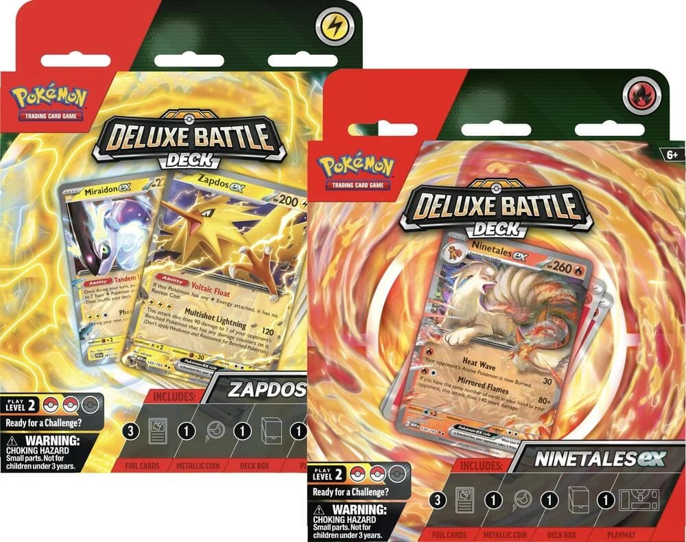 Deluxe Battle Deck: Zapdos ex/Ninetales ex [Set of 2]