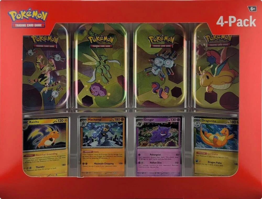 Sam's Club 151 (4 Mini Tins + 4 Promo Cards Bundle)