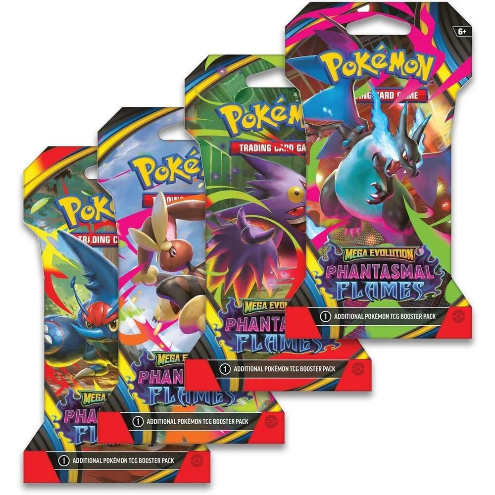 Phantasmal Flames Sleeved Booster Pack Art Bundle [Set of 4]