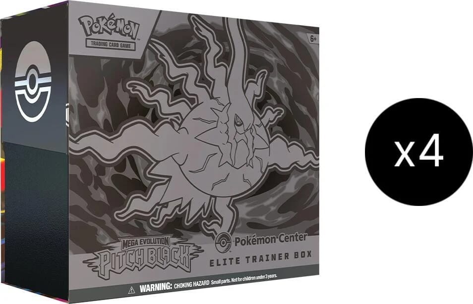 Pitch Black Pokemon Center Elite Trainer Box Case (Exclusive)