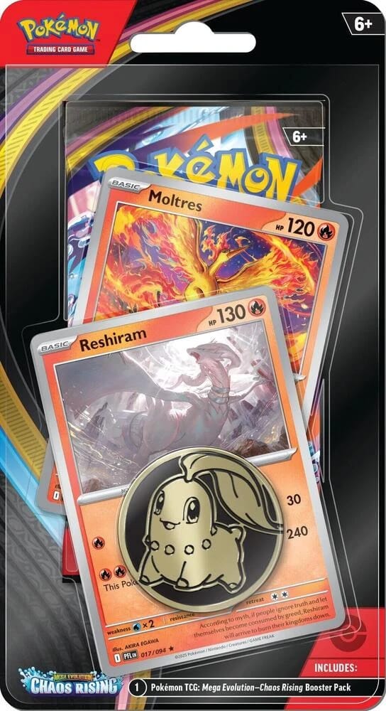 Chaos Rising Single Pack Blister [Reshiram/Moltres]