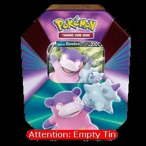 V Forces Tins: Galarian Slowbro V Empty Tin