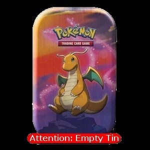 Kanto Power Mini Tins: Dragonite Empty Tin