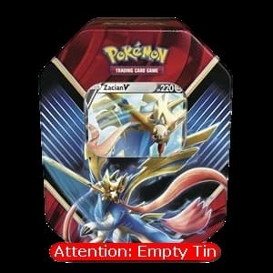 Legends of Galar Tins: Zacian V Empty Tin