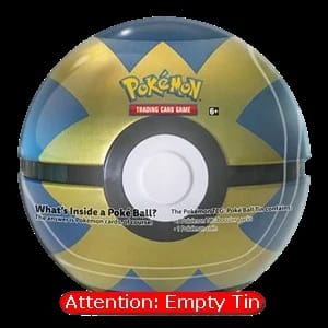 Empty Quick Ball Tin