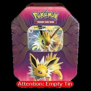 Elemental Power Tins: Jolteon GX Empty Tin