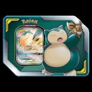 Tag Team Tins: Eevee & Snorlax GX Empty Tin