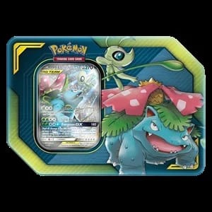 Tag Team Tins: Celebi & Venusaur GX Empty Tin