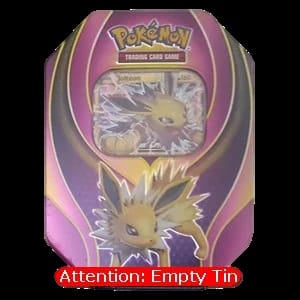 Elemental Power Tins: Jolteon EX Empty Tin
