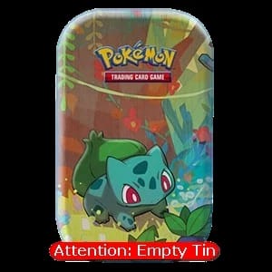 Kanto Friends Mini Tins: Bulbasaur Empty Tin