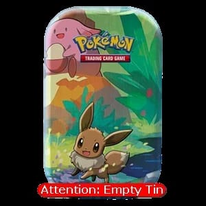Kanto Friends Mini Tins: Eevee Empty Tin