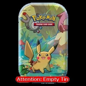 Kanto Friends Mini Tins: Pikachu Empty Tin
