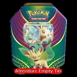 Evolution Celebration Tins: Leafeon GX Empty Tin