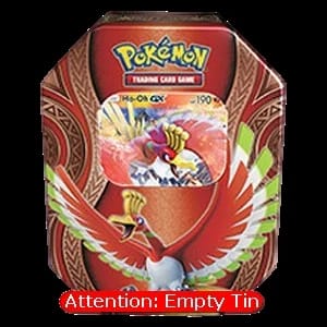 Empty Mysterious Powers Tins: Ho-Oh GX Tin