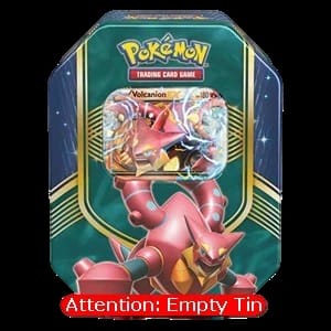 Empty Battle Heart Tin: Volcanion EX Tin