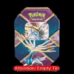 Empty Shiny Kalos Tins: Xerneas Tin