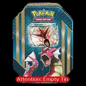 Empty Triple Power Tins: Shiny Gyarados EX Tin