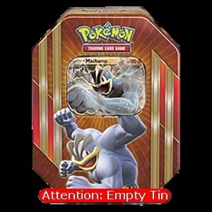 Empty Triple Power Tins: Machamp EX Tin