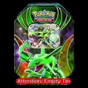 Empty Powers Beyond Tins: Rayquaza Tin