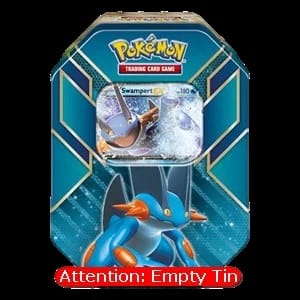 Empty Hoenn Power Tins: Swampert Tin