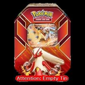 Empty Hoenn Power Tins: Blaziken Tin