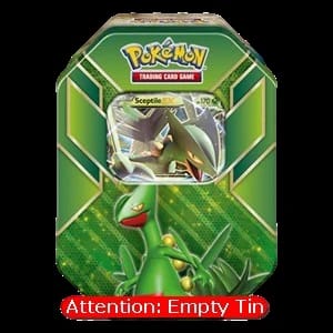 Empty Hoenn Power Tins: Sceptile Tin