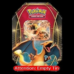 Empty EX Power Trio Tins: Charizard EX Tin
