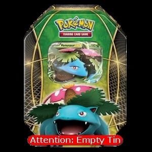 Empty EX Power Trio Tins: Venusaur EX Tin