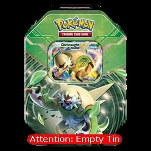 Empty Kalos Power Tins: Chesnaught Tin