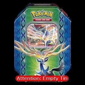 Empty Legends of Kalos Tins: Xerneas EX Tin