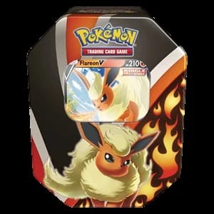 Eevee Evolution Tins: Flareon V Tin