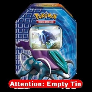 Empty 2010 Fall Collector's Tins: Suicune Tin