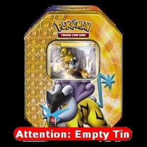 Empty 2010 Fall Collector's Tins: Raikou Tin