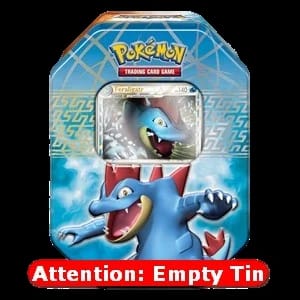 Empty 2010 Spring Collector's Tins: Feraligatr Tin