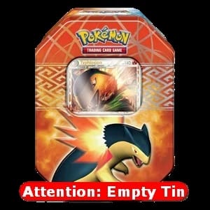 Empty 2010 Spring Collector's Tins: Typhlosion Tin