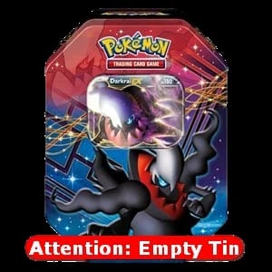 Empty Legendary EX Tins: Darkrai EX Tin