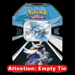 Empty Evolved Battle Action Tins: Samurott Tin