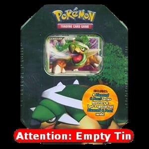 Empty Diamond and Pearl Collector's Tins: Torterra LV.X Tin