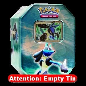 Empty Lucario Tin
