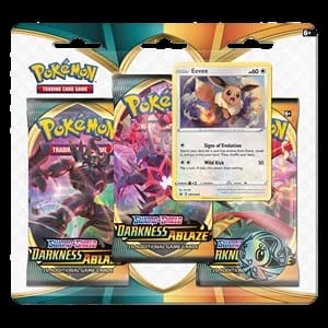 Darkness Ablaze: Eevee 3-Pack Blister