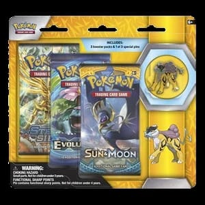 Raikou Pin 3-Pack Blister