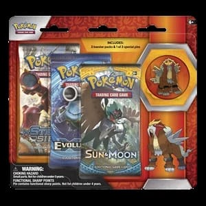 Entei Pin 3-Pack Blister