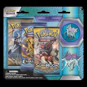 Suicune Pin 3-Pack Blister