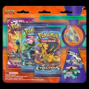 Mega Blastoise Collector's Pin 3-Pack Blister