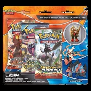 Mega Blaziken Pin 3-Pack Blister