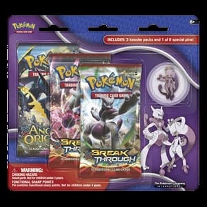 BREAKthrough: Mega Mewtwo Y Pin 3-Pack Blister