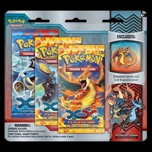Flashfire: Mega Charizard Y Pin 3-Pack Blister